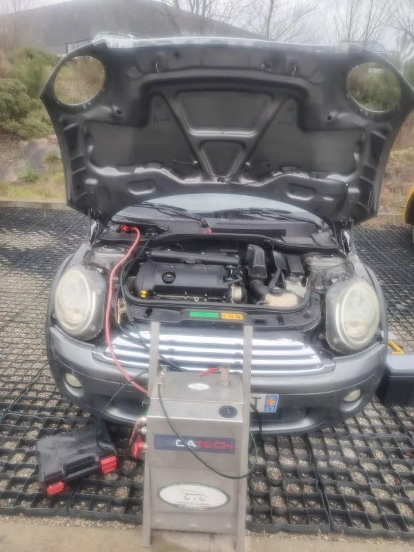 Intervention sur filtre à particules diesel près d'Aix-en-Provence